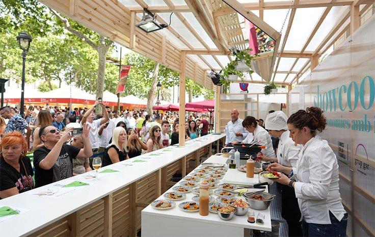 Go to Image Asturias muestra su Cocina de Paisaje en el festival gastronómico Tast a La Rambla, de Barcelona