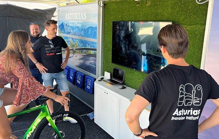 Go to Image Asturias muestra su potencial como destino cicloturista en la mayor feria profesional del sector en Madrid
